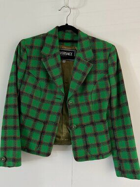 Vintage Versace Two-Piece Suit (Blazer + Skirt)